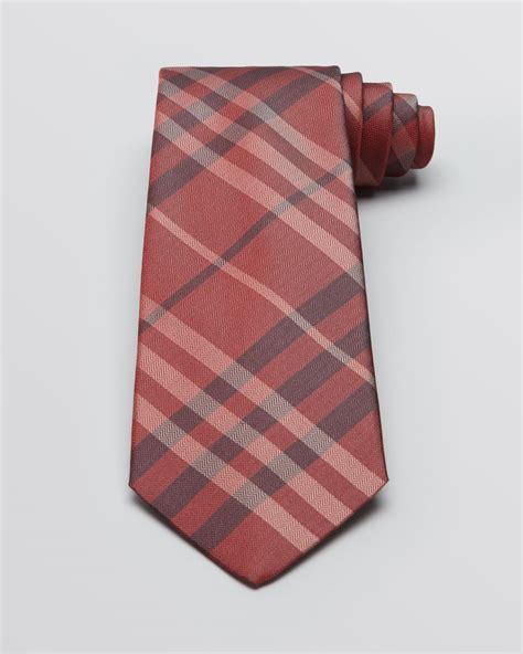 burberry red check tie|Burberry ties outlet.